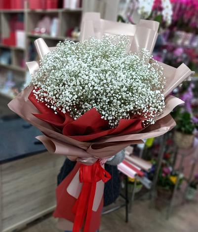 Букет цветов из: Гипсофила в Плесецке