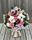 Букет цветов из: Альстромерии, Гвоздики, Розы и Хризантемы в Плесецке