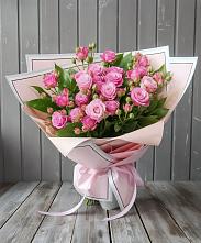 Букет Розовый кустик #REPLACE_PRED# Плесецке