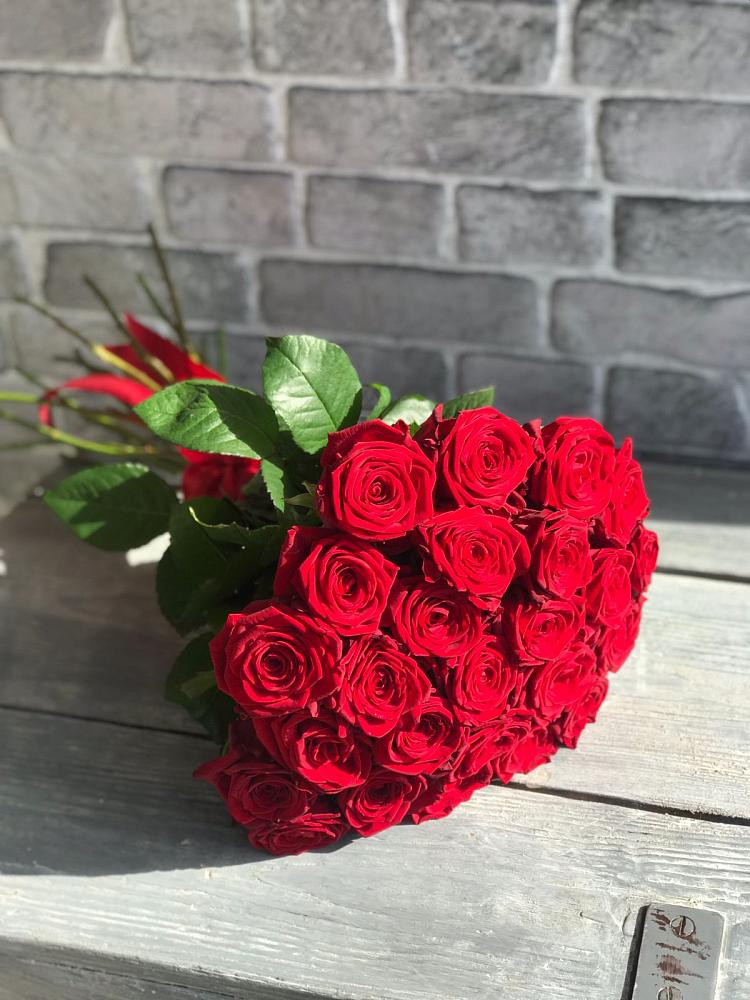 Букет Красные розы Фридом в Плесецке