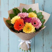 Букет цветов из:  Герберы #REPLACE_PRED# Плесецке