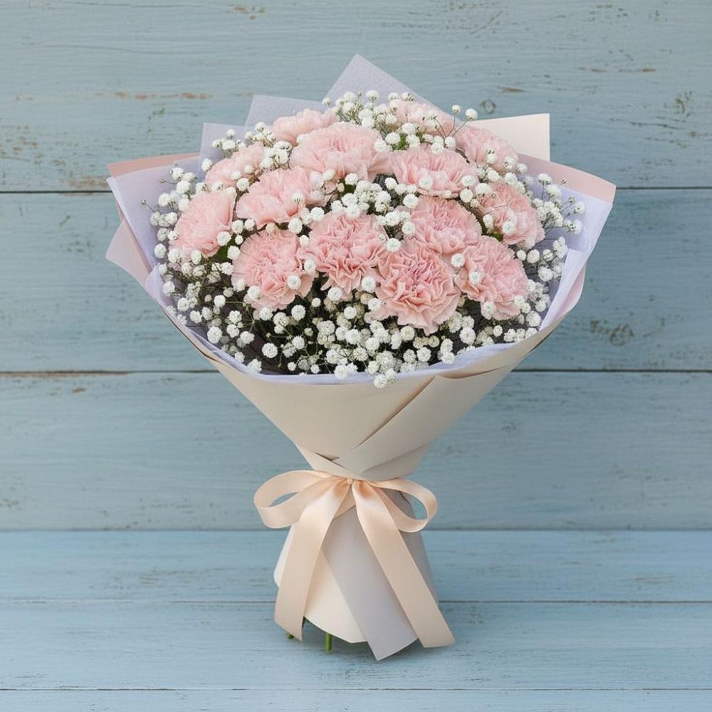 Букет цветов из: Гвоздики в Плесецке