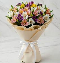 Букет цветов из:  Альстромерии в Плесецке