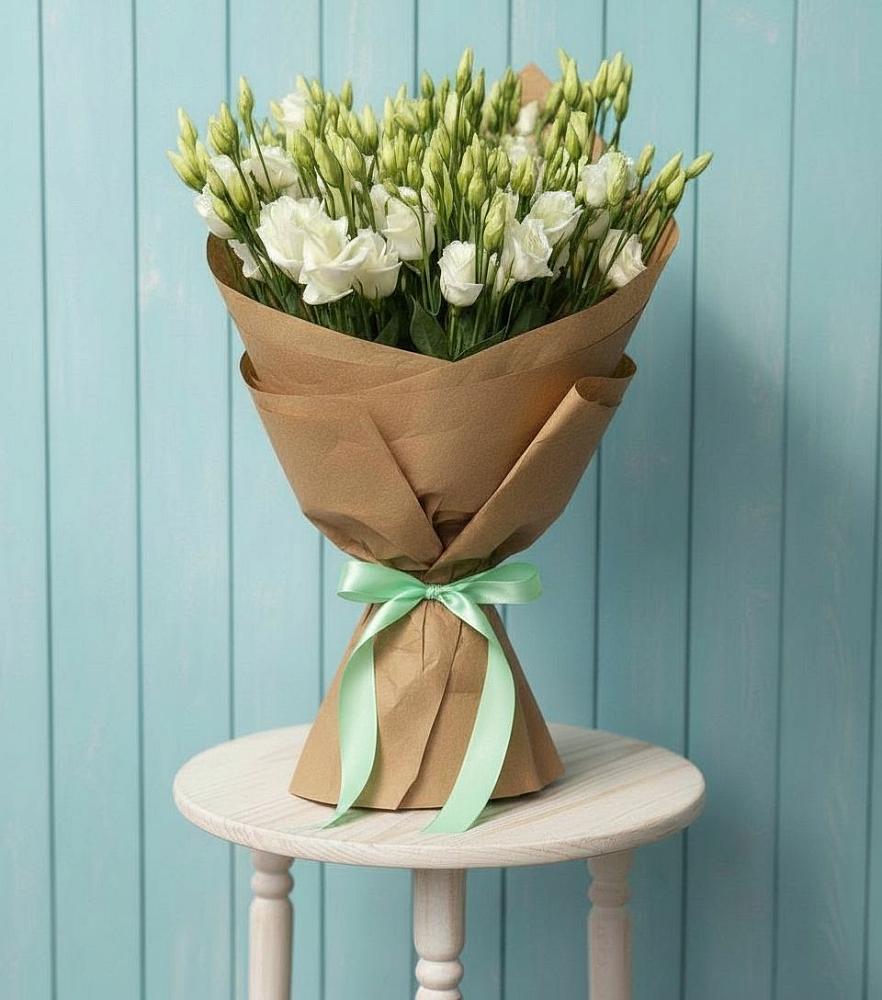 Букет цветов из: Лизиантусы в Плесецке