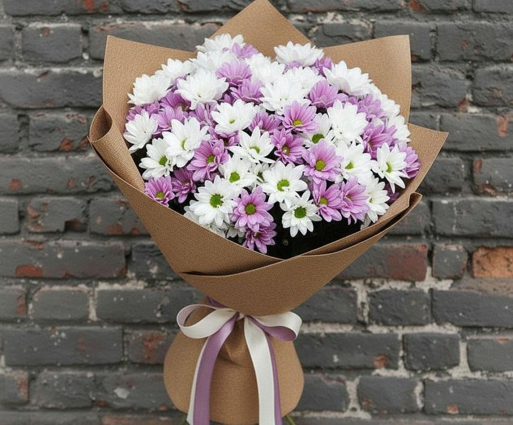 Букет цветов из: Хризантемы в Плесецке