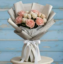 Букет цветов из:  Розы #REPLACE_PRED# Плесецке