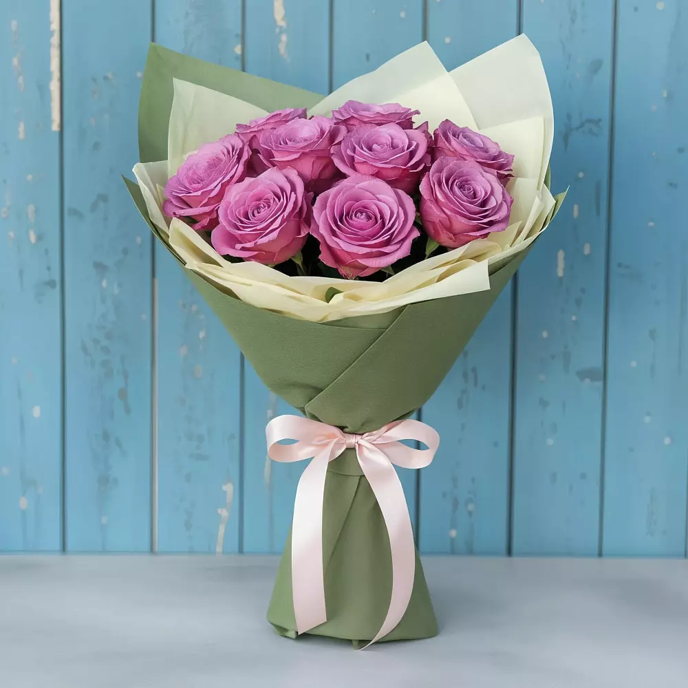 Букет Розы Фёрст Леди в Плесецке