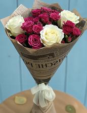 Букет цветов из:  Розы #REPLACE_PRED# Плесецке