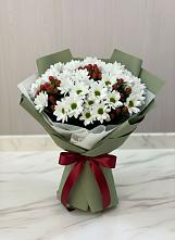 Букет цветов из:  Хризантемы #REPLACE_PRED# Плесецке