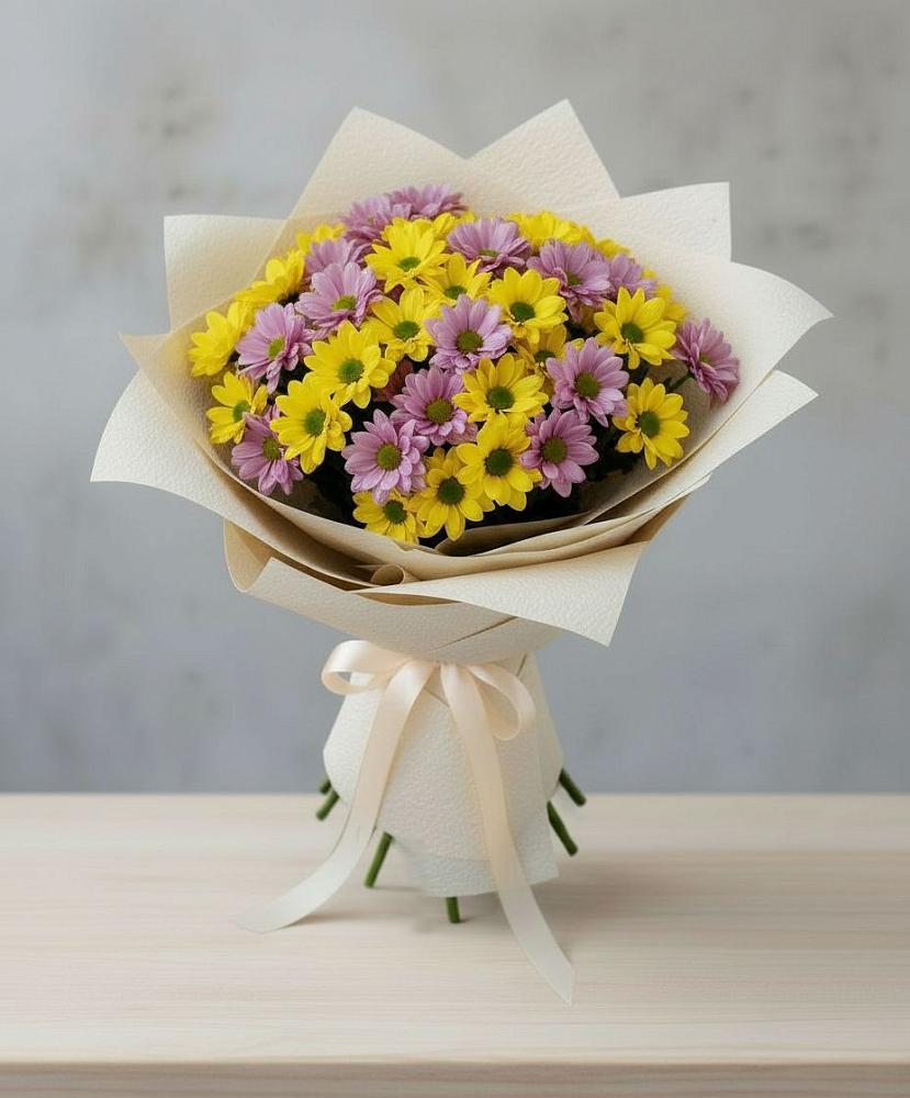 Букет цветов из: Хризантемы в Плесецке